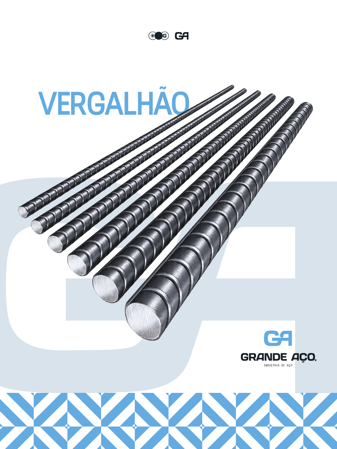 Vergalhão CA-50 e CA-60 nervurado – Grande Aço