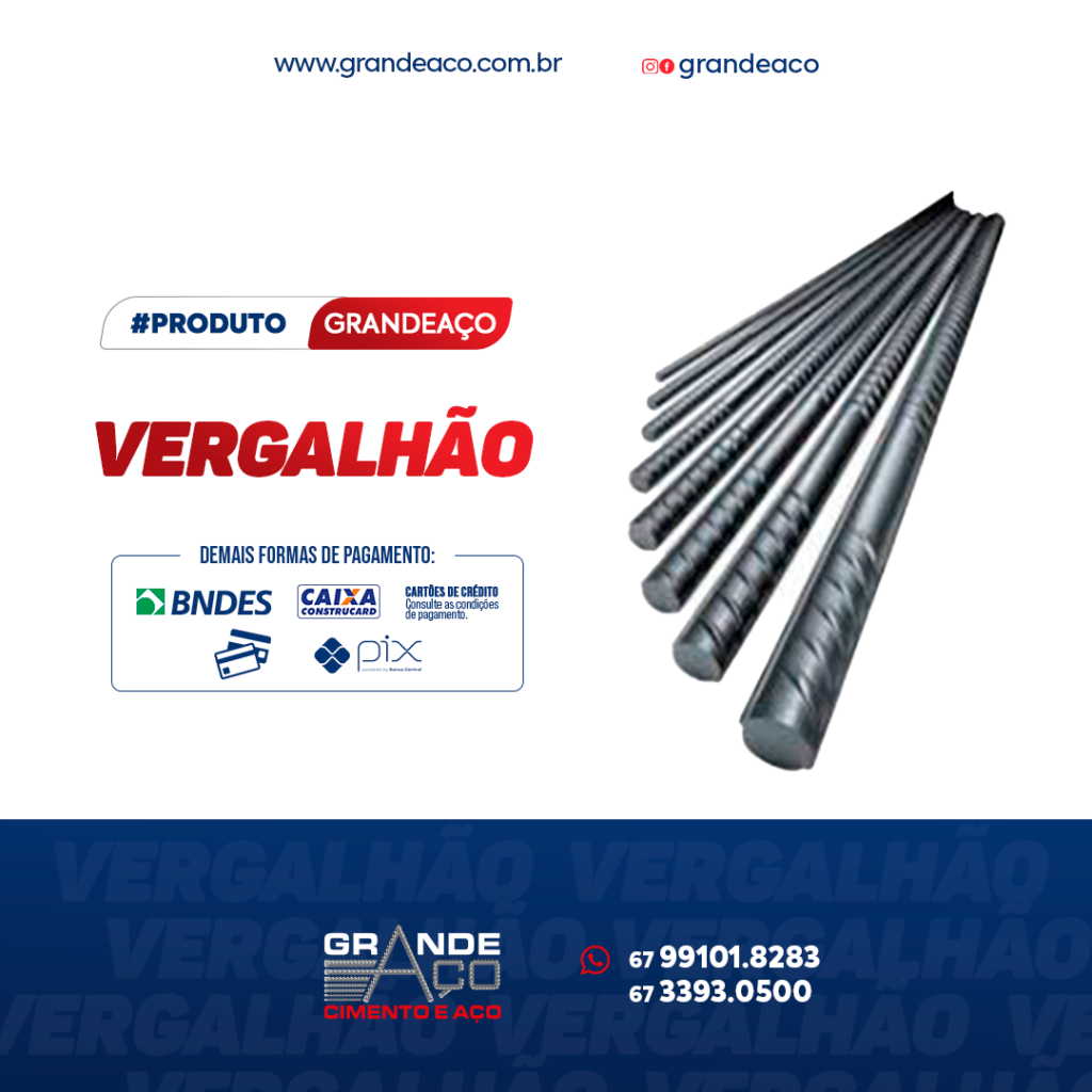 vergalhão ca-60 e vergalhão ca-50