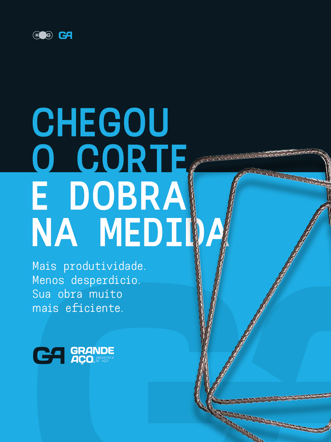 Corte e Dobra de aço na medida Grande Aço