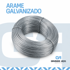 Arame galvanizado 14 em rolo – Grande Aço