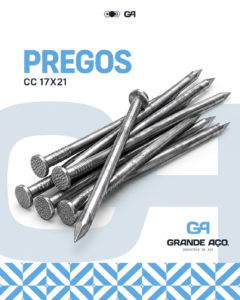 Prego com cabeça (CC) – Grande Aço