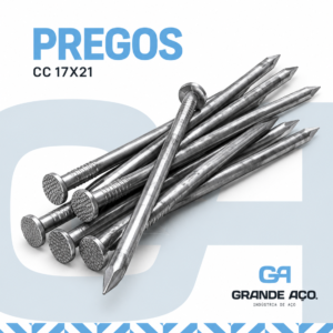 Prego com cabeça (CC) – Grande Aço